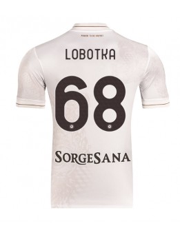 Billige SSC Napoli Stanislav Lobotka #68 Bortedrakt 2025-26 Kortermet